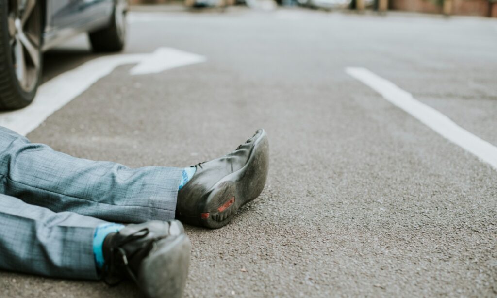 Tragiczny wypadek na przejściu dla pieszych w Kaliskach Kościerskich